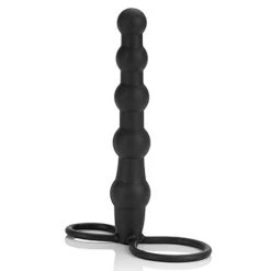 CalExotics Anneau Pénien Avec Chapelet Anal Beaded Double Rider