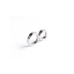 Cock And Balls Double Cockring - Métal