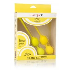 CalExotics Boules De Geisha - Kegel Training Set 2pc Lemon -dildo shop 120306 700 011