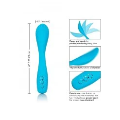 CalExotics Stimulateur Clitoridien - Palm Springs - Flexible -dildo shop 13458 BLUE 04