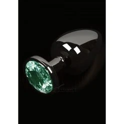 Dolce Piccante Plug Anal - Jewellery Gaphite - Avec Bijou -dildo shop 29016 GREEN 01