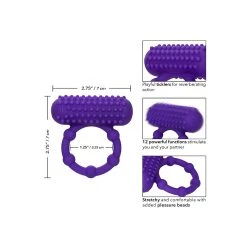 CalExotics Cockring Vibrant 5 Bead Maximus -dildo shop 5bead cockring calexotics3