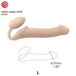 Strap-on-me Strap-on - Semi Réaliste - Pliable -dildo shop 6012918 echelle web2
