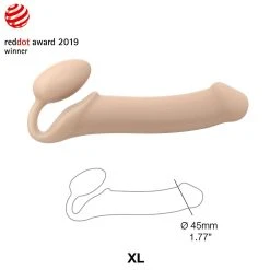 Strap-on-me Strap-on - Semi Réaliste - Pliable -dildo shop 6012925 echelle web1