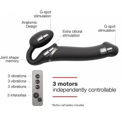 Strap-on-me Strap-on Vibrant 3 Moteurs -dildo shop 6013960 skills web