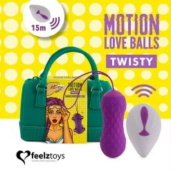 FeelzToys Oeuf Vibrant - Motion Love Balls - Télécommandé