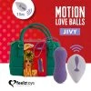FeelzToys Oeuf Vibrant - Motion Love Balls Jivy - Télécommandé