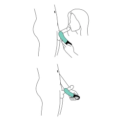 Fun Factory Masturbateur - Manta - Vibrant -dildo shop Manta Masturbator Anwendung