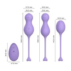 Limitless Coffret Boules De Geisha Poule & Oeufs KB1 - Télécommandé -dildo shop WY05712010