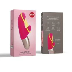 Fun Factory Vibromasseur Rabbit Amorino Avec Bande Stimulante -dildo shop amorino20rose20220 20babylonloveshop