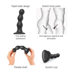 Strap-on-me Gode Plug Balls -dildo shop balls gode straponmeBK2