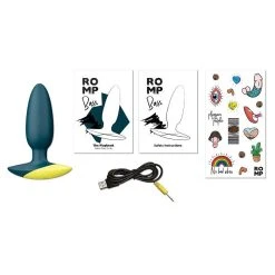 Romp Plug Anal Vibrant Bass -dildo shop bass pluganal romp4