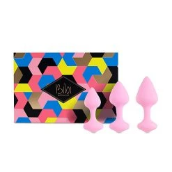 FeelzToys Set De 3 Plugs - Bibi -dildo shop bibiplug rose