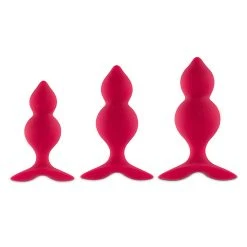 FeelzToys Set De 3 Plugs - BibiTwins -dildo shop bibitwins plugs roses