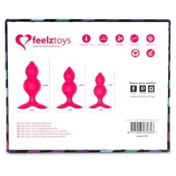 FeelzToys Set De 3 Plugs - BibiTwins -dildo shop bibitwins plugs roses3