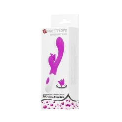 Pretty Love Vibromasseur Rabbit Butterfly Kiss -dildo shop butterflykiss rabbit prettylove201