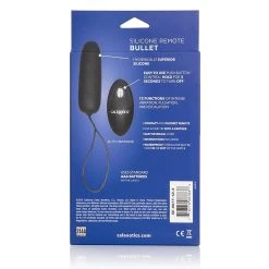 Oeuf Vibrant - Calexotics - Télécommandé -dildo shop calexotics silicone remote bullet noir