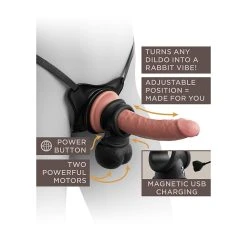 Pipedream Anneau Avec Testicules Vibrantes - The Crown Jewels -dildo shop cronwjewels anneauvibrant pipedream7