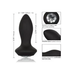 CalExotics Plug Anal - Petite Crystal Probe - Vibrant -dildo shop crystalprobe20320 20babylonloveshop