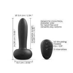 Dorcel Vibromasseur - Deep Thrust - Télécommandé -dildo shop deepthrust vibromasseur dorcel6