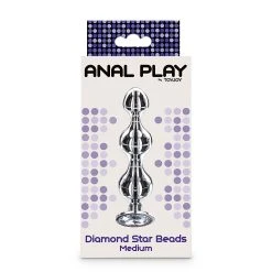 Toy Joy Perles Anales Diamond Star -dildo shop diamondstar pluganal toyjoey98