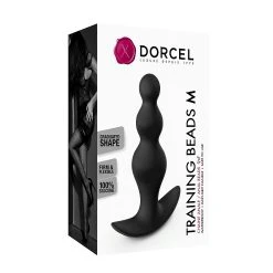 Dorcel Plug Anal Chaine Training Beads -dildo shop dorcel training beads medium silicone noir m