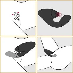 Vibromasseur Rabbit Womanizer DUO - Clitoris Et Point G -dildo shop duo stimulateur womanizerbk5