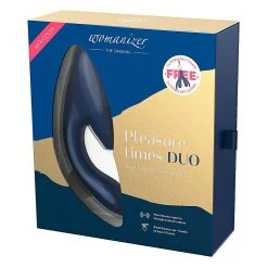 Vibromasseur Rabbit Womanizer DUO - Clitoris Et Point G -dildo shop duo stimulateur womanizerbl