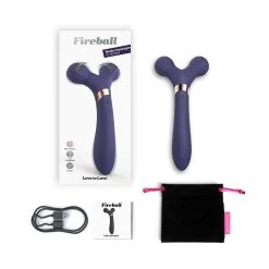 Love To Love Vibromasseur 2en1 Fireball -dildo shop fireball vibromasseur lovetolove