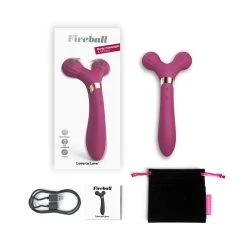 Love To Love Vibromasseur 2en1 Fireball -dildo shop fireball vibromasseur lovetoloveFS