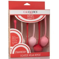 CalExotics Boules De Geisha - Strawberry - Set De 6 -dildo shop kit de musculation du perinee strawberry calexotics 1