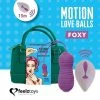 FeelzToys Oeuf Vibrant - Motion Love Balls Foxy - Télécommandé