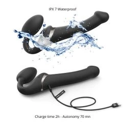 Strap-on-me Strap-on Pliable Multi Orgasm Télécommandé - S, M, L, XL -dildo shop multiorgasm strapon lovelyplanet5