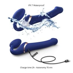 Strap-on-me Strap-on Pliable Multi Orgasm Télécommandé - S, M, L, XL -dildo shop multiorgasm strapon lovelyplanetBL5
