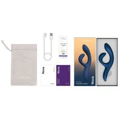 We-Vibe Vibromasseur Rabbit Connecté Nova 2 -dildo shop nova2 rabbit wevibe3