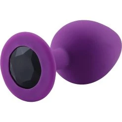 PLGZ Plug Anal En Silicone Mauve Rosebud -dildo shop pblack pluganal plgz
