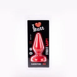 I Love Butt Plug Anal - Classic -dildo shop plugclassic lovebuttRD2