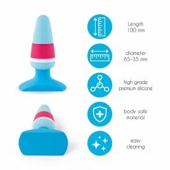 FeelzToys Plug Anal - Plugz Colors -dildo shop plugz20bl20220 20babylonloveshop