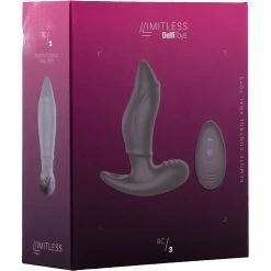 Limitless Plug Anal Vibrant Et Roulant Télécommandé RC3 -dildo shop rc3 analtoy delfi4