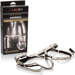 CalExotics Gode Ceinture Ajustable Doré - The Regal Duchess -dildo shop regalduchessgold1