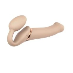 Strap-on-me Strap-on Vibrant 3 Moteurs -dildo shop strap on 3 moteurs strapless straponme beige