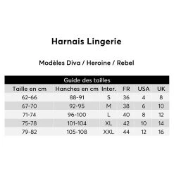 Strap-on-me Harnais Lingerie Heroine -dildo shop strap on me gode ceinture sexy lingerie