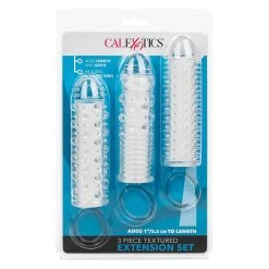 CalExotics Gaines à Pénis - Textured Extension Set - 3 Pcs -dildo shop textured gaine calexotics2