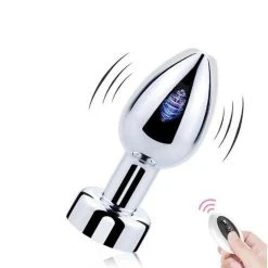 Fixxx Plug Anal Vibrant En Acier Inoxydable