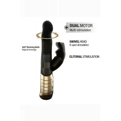 Dorcel Vibromasseur Rabbit Rotatif - Baby 2.0 -dildo shop vibro rechargeable baby rabbit noir 20 dorcel