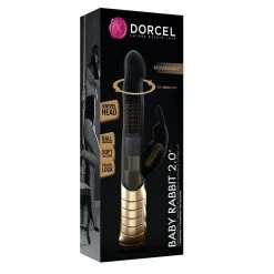 Dorcel Vibromasseur Rabbit Rotatif - Baby 2.0 -dildo shop vibro rechargeable baby rabbit noir 20 dorcel201