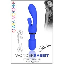 Clara Morgane Rabbit - Wonder - 2 In 1 -dildo shop wand vibromasseur wonder rabbit bleu cm19138 b