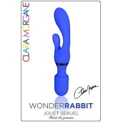 Clara Morgane Rabbit - Wonder - 2 In 1 -dildo shop wand vibromasseur wonder rabbit bleu cm19138 c