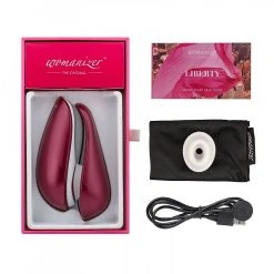 Womanizer Liberty - Stimulateur Clitoridien -dildo shop womanizer liberty bordeaux sextoy clitoris